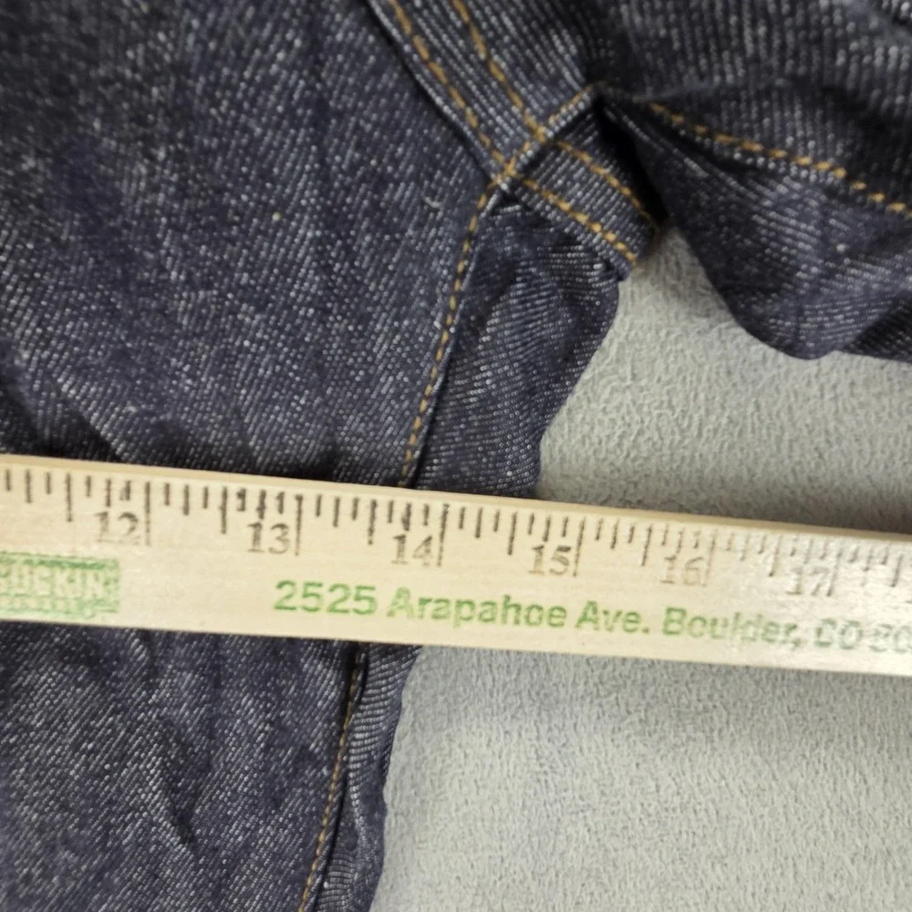 Beslow Jeans Mens Blue Selvedge Baggy Wide Leg Y2K Skater Hip Hop Fits 34x28